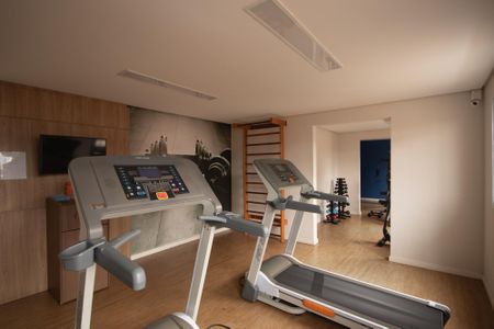 Área comum - Academia de apartamento para alugar com 2 quartos, 47m² em Parque Vitoria, São Paulo