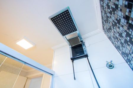 Banheiro do quarto 1 de apartamento à venda com 2 quartos, 60m² em Vila Valparaíso, Santo André
