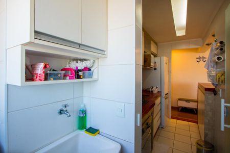 Área de serviço de apartamento à venda com 2 quartos, 60m² em Vila Valparaíso, Santo André