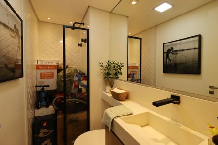 Apartamento à venda com 70m², 2 quartos e 2 vagasBanheiro Social
