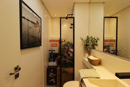 Apartamento à venda com 70m², 2 quartos e 2 vagasBanheiro Social