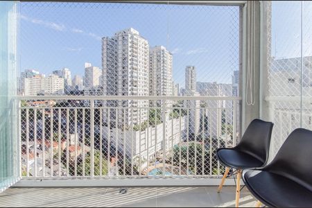 Studio à venda com 36m², 1 quarto e sem vagaVaranda