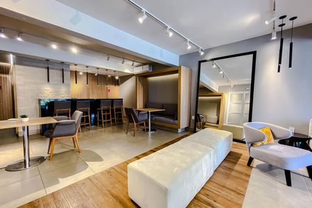 Studio à venda com 36m², 1 quarto e sem vagaÁrea comum - Salão de festas