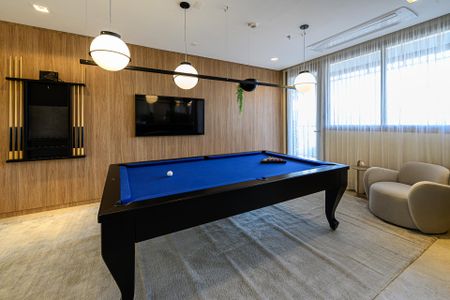 Apartamento para alugar com 42m², 1 quarto e sem vaga Apartamento para alugar com 42m², 1 quarto e sem vagaÁrea comum - Salão de jogos