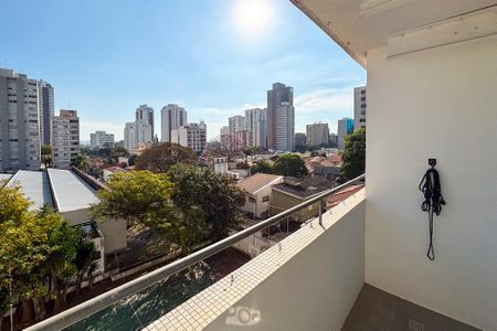 varanda sala de apartamento para alugar com 3 quartos, 101m² em Pinheiros, São Paulo