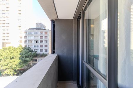 Studio para alugar com 24m², 1 quarto e sem vaga Studio para alugar com 24m², 1 quarto e sem vagaVaranda