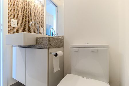 Studio para alugar com 24m², 1 quarto e sem vaga Studio para alugar com 24m², 1 quarto e sem vagaBanheiro