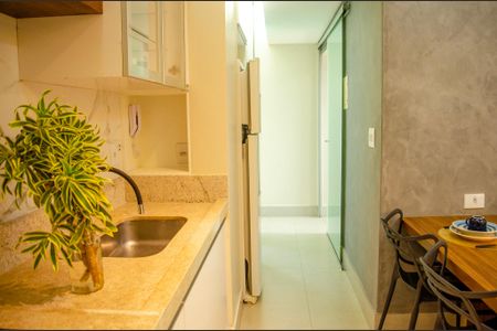 Cozinha de apartamento para alugar com 1 quarto, 58m² em Setor Central, Goiânia