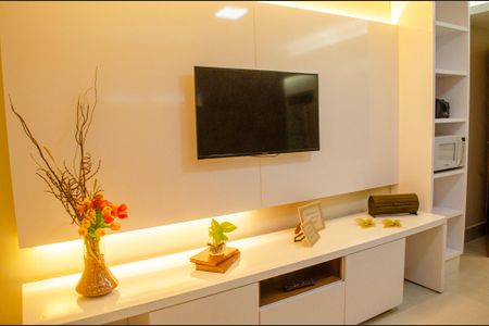 Sala de apartamento para alugar com 1 quarto, 58m² em Setor Central, Goiânia