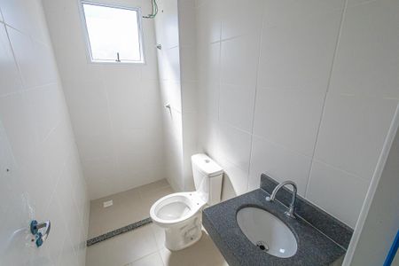 Banheiro de apartamento à venda com 2 quartos, 45m² em Paquetá, Belo Horizonte