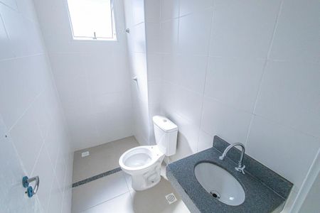 Banheiro de apartamento à venda com 2 quartos, 45m² em Paquetá, Belo Horizonte