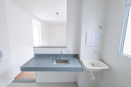 Cozinha de apartamento à venda com 2 quartos, 45m² em Paquetá, Belo Horizonte