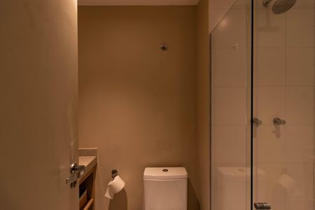 Banheiro da Suíte de apartamento para alugar com 1 quarto, 50m² em Perdizes, São Paulo