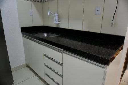 Cozinha - Armários de kitnet/studio para alugar com 1 quarto, 30m² em João Pinheiro, Belo Horizonte