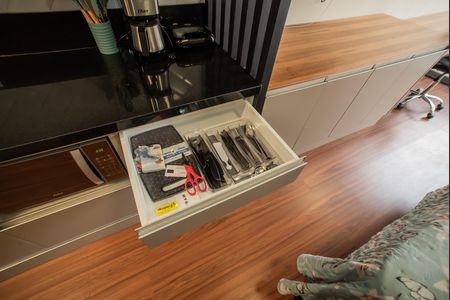 Studio para alugar com 37m², 1 quarto e sem vaga Studio para alugar com 37m², 1 quarto e sem vagaCozinha