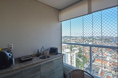 Varanda da Sala de apartamento à venda com 2 quartos, 75m² em Santa Terezinha, São Bernardo do Campo