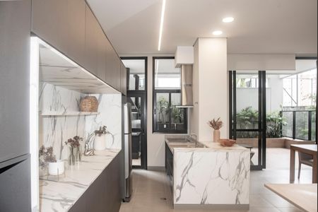 Studio para alugar com 30m², 1 quarto e 1 vagaÁrea comum - Salão de festas