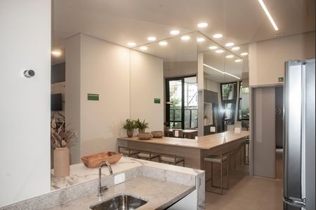 Studio para alugar com 30m², 1 quarto e 1 vagaÁrea comum - Salão de festas