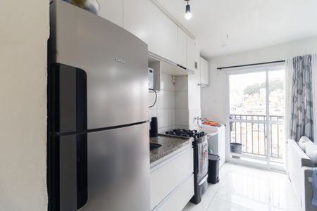 Cozinha  de apartamento à venda com 2 quartos, 36m² em Sacoma, São Paulo