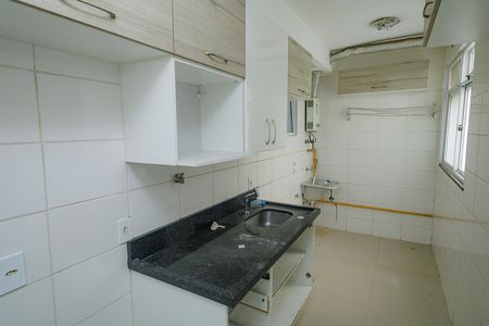 Cozinha de apartamento à venda com 2 quartos, 43m² em Campo Grande, Rio de Janeiro