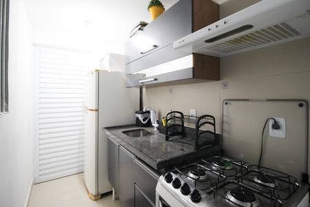 Cozinha de kitnet/studio para alugar com 1 quarto, 25m² em Vila Olímpia, São Paulo