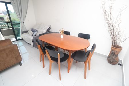 Sala de Jantar de apartamento à venda com 3 quartos, 75m² em Jardim, Santo André