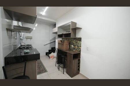 Cozinha de casa para alugar com 2 quartos, 112m² em Vila Scarpelli, Santo André