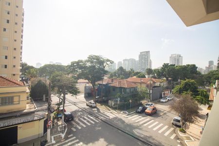 Varanda - Vista de apartamento à venda com 4 quartos, 167m² em Vila Cordeiro, São Paulo