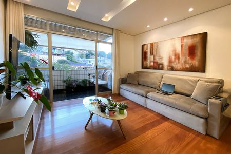 Sala de apartamento à venda com 3 quartos, 110m² em Novo São Lucas, Belo Horizonte