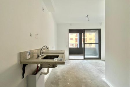 Cozinha de kitnet/studio à venda com 1 quarto, 24m² em Vila Mascote, São Paulo