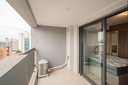 Studio para alugar com 29m², 1 quarto e sem vaga Studio para alugar com 29m², 1 quarto e sem vagaVaranda