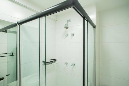 Banheiro de kitnet/studio para alugar com 1 quarto, 29m² em Vila Clementino, São Paulo