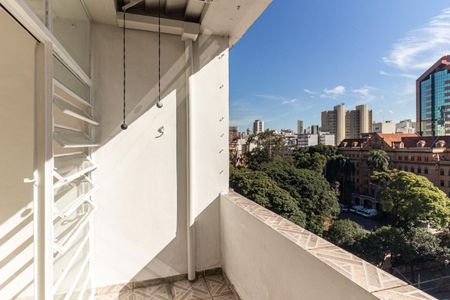 Varanda do Studio de kitnet/studio para alugar com 1 quarto, 35m² em Vila Buarque, São Paulo