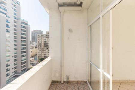 Varanda do Studio de kitnet/studio para alugar com 1 quarto, 35m² em Vila Buarque, São Paulo