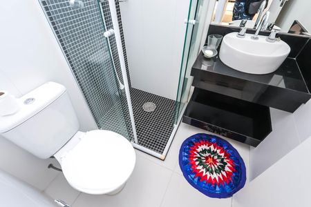 Banheiro Social de apartamento para alugar com 2 quartos, 57m² em Ipiranga, São Paulo