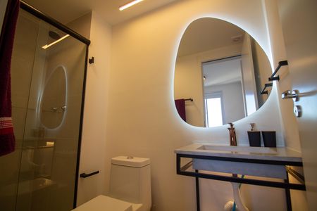 Apartamento para alugar com 46m², 2 quartos e 1 vaga Apartamento para alugar com 46m², 2 quartos e 1 vagaBanheiro da Suíte