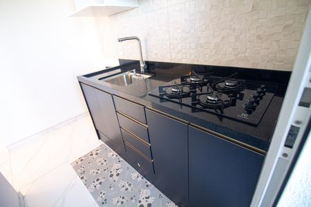 Cozinha de apartamento para alugar com 2 quartos, 46m² em Santo Amaro, São Paulo