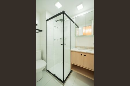 Studio para alugar com 29m², 1 quarto e sem vaga Studio para alugar com 29m², 1 quarto e sem vagaBanheiro
