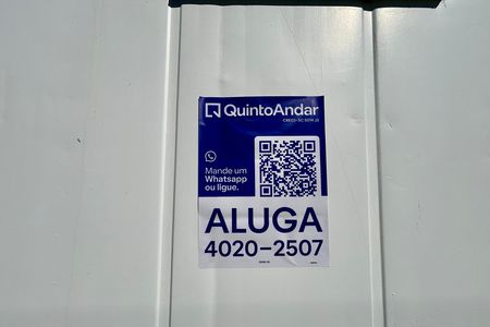 Placa  de apartamento para alugar com 1 quarto, 15m² em Córrego Grande, Florianópolis