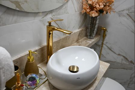 Apartamento à venda com 220m², 4 quartos e 2 vagaslavabo detalhe pia