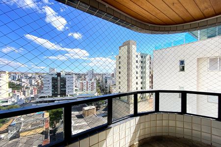 Varanda da Sala de apartamento para alugar com 3 quartos, 120m² em Buritis, Belo Horizonte