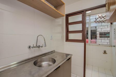 Cozinha e Área de Serviço de apartamento para alugar com 1 quarto, 42m² em Petrópolis, Porto Alegre