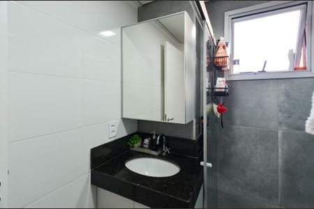Banheiro social de apartamento para alugar com 2 quartos, 67m² em São Geraldo, Belo Horizonte
