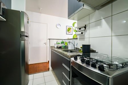Cozinha de apartamento para alugar com 2 quartos, 55m² em Vila Andrade, São Paulo