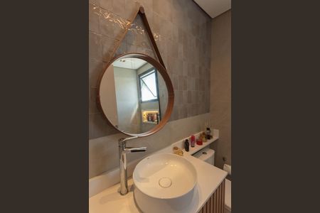 Banheiro da suíte de apartamento à venda com 2 quartos, 77m² em Swiss Park, Campinas