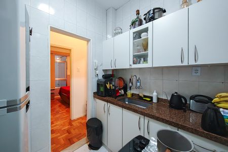 Cozinha  de apartamento para alugar com 1 quarto, 49m² em Laranjeiras, Rio de Janeiro