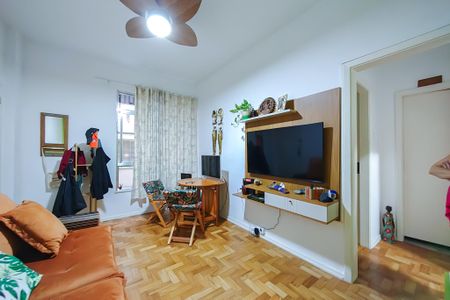 Sala de apartamento para alugar com 1 quarto, 49m² em Laranjeiras, Rio de Janeiro