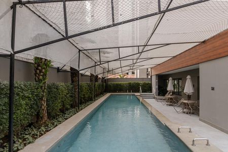 Área comum - Piscina de kitnet/studio para alugar com 1 quarto, 25m² em Indianópolis, São Paulo