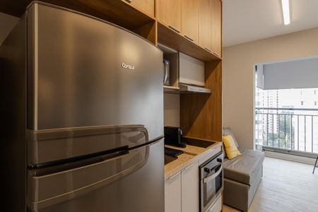 Studio de kitnet/studio para alugar com 1 quarto, 25m² em Indianópolis, São Paulo