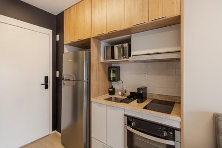 Studio de kitnet/studio para alugar com 1 quarto, 25m² em Indianópolis, São Paulo